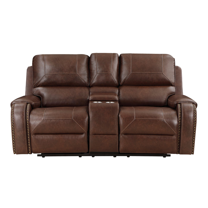 Newnan Recliner BRWON VINYL