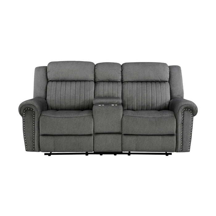 Brennen Recliner Loveseat CHARCOAL