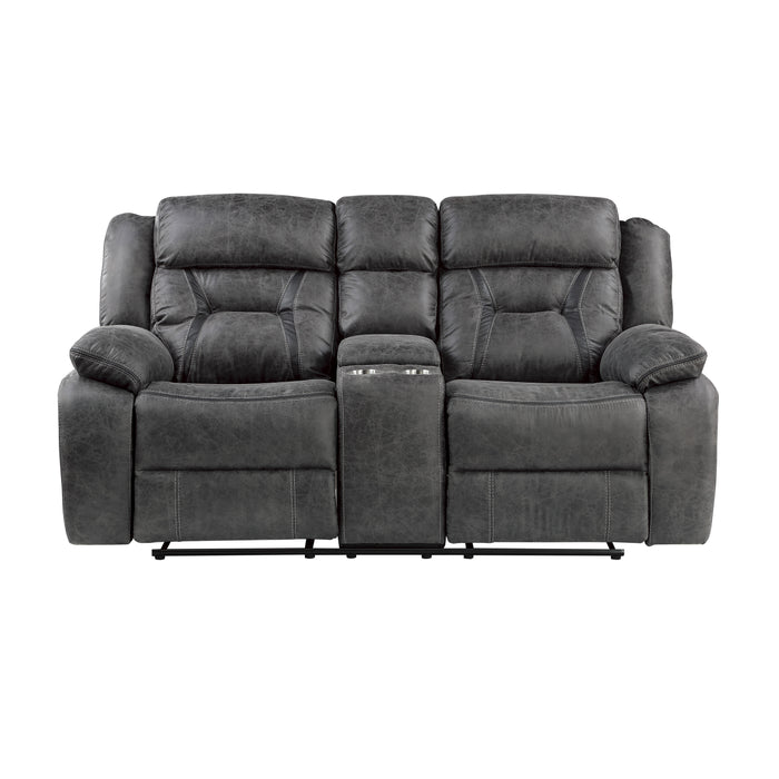 Madrona Recliner Loveseat DARK GREY