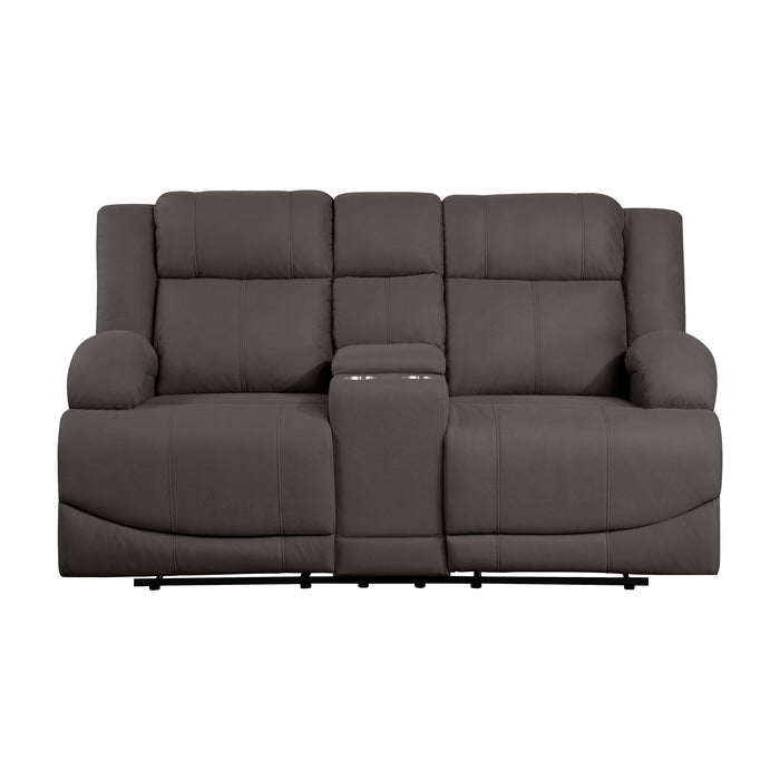 Camryn Recliner Loveseat CHOCOLATE