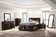 phoenix-cappuccino-california-king-five-piece-bedroom-set