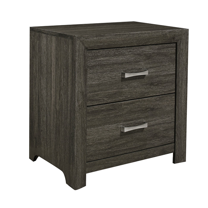 Edina Nightstand DARK GREY