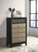 valencia-5-drawer-chest-light-brown-and-black