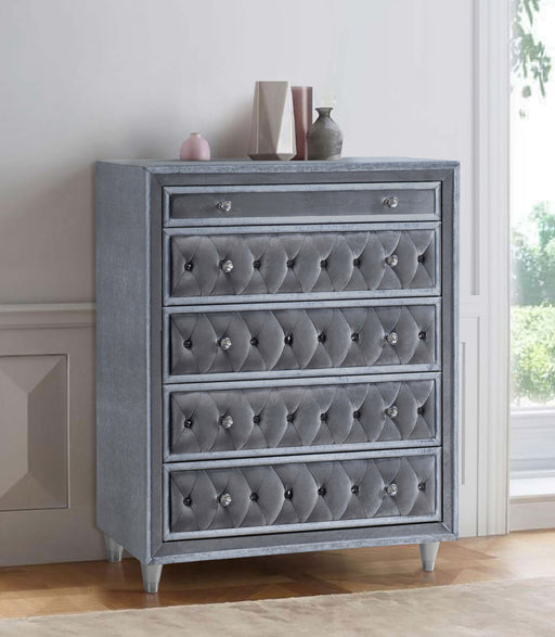 antonella-5-drawer-upholstered-chest-grey