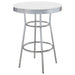 white-contemporary-round-bar-table