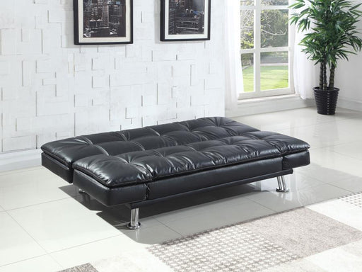 dilleston-tufted-back-upholstered-sofa-bed-black