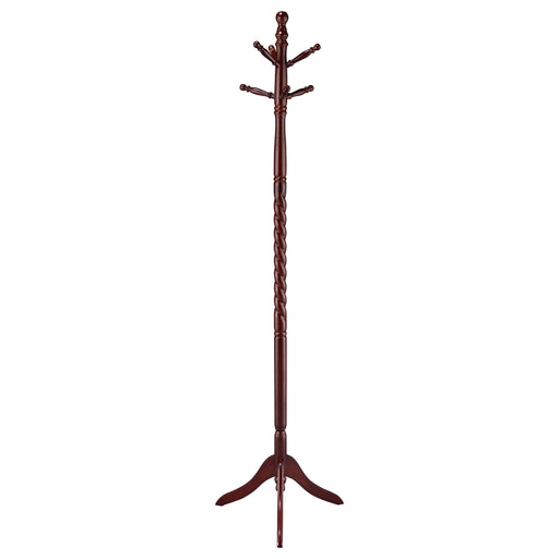 traditional-merlot-twisted-post-coat-rack