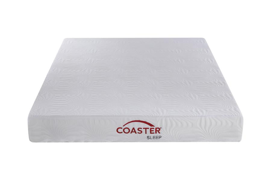 Keegan Twin Memory Foam Mattress White 8"