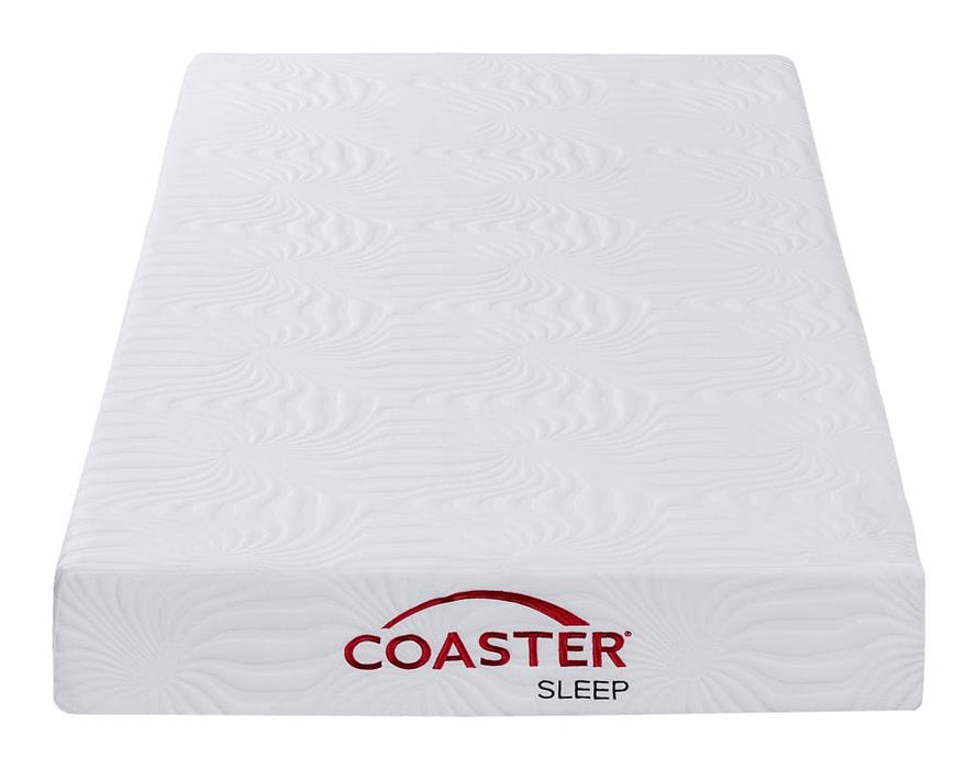 Keegan Twin Memory Foam Mattress White 8"