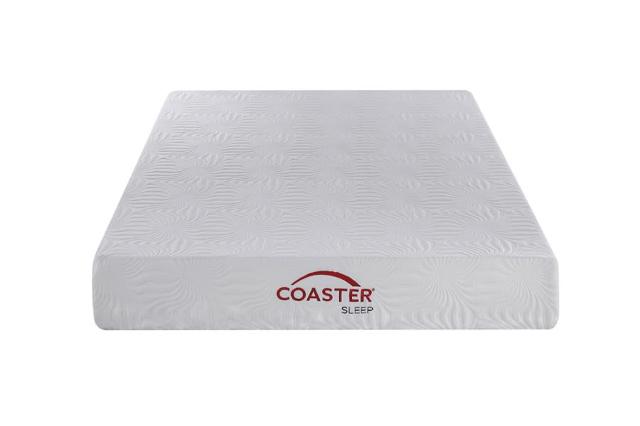 Key TWIN Memory Foam Mattress White 10"