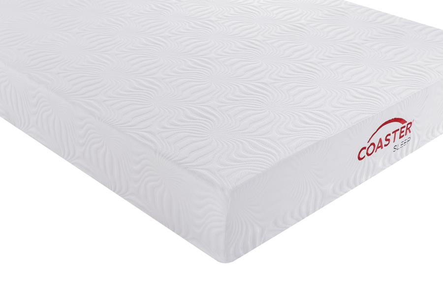 Key TWIN Memory Foam Mattress White 10"