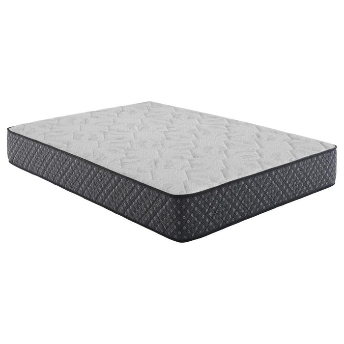 Aspen 12.25" Queen Mattress White and Black