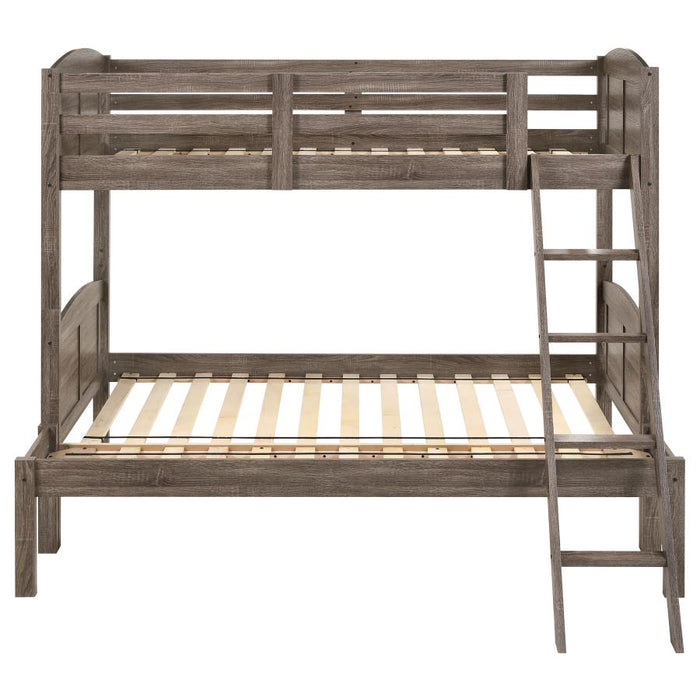 Flynn Twin Over Full Bunk Bed Weathered Brow