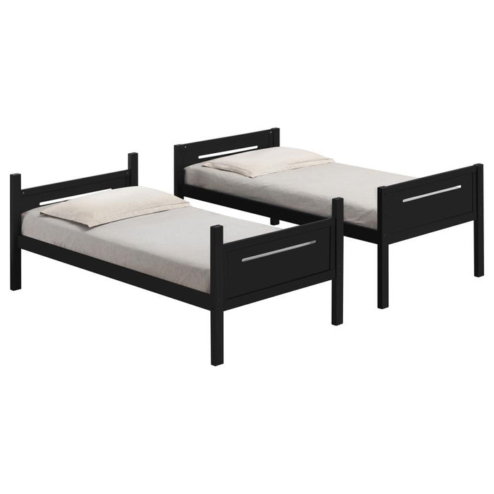 Littleton Littleton Twin/Twin Bunk Bed Black