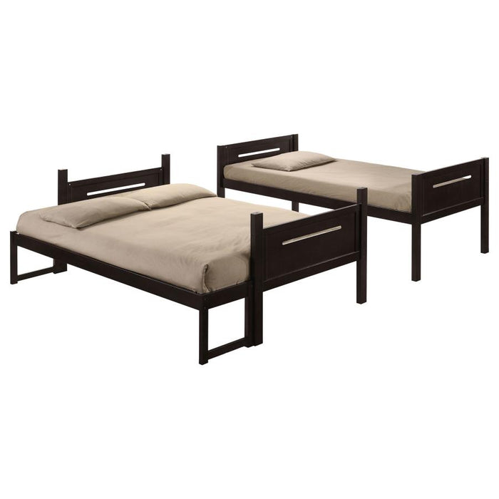 Littleton Twin Over Full Bunk Bed Espresso