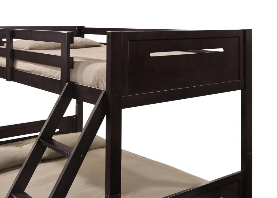 Littleton Twin Over Full Bunk Bed Espresso