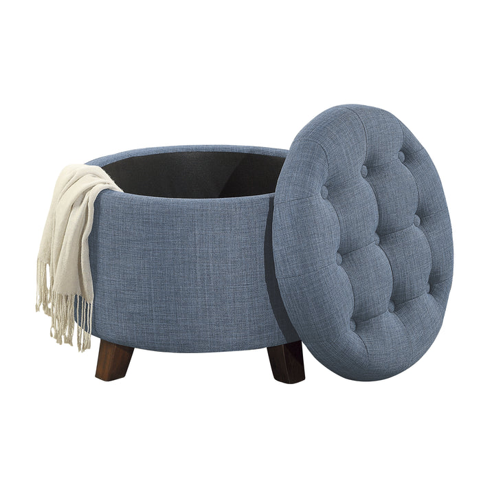 Cleo Storage Ottoman BLUE