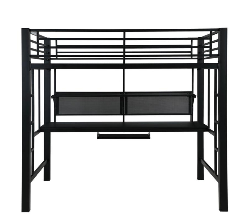 Avalon Full Workstation Loft Bed Black