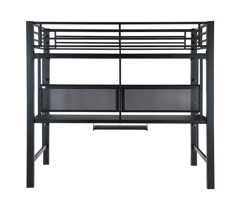 Avalon Full Workstation Loft Bed Black