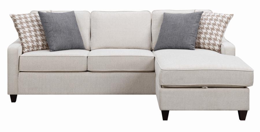 Mcloughlin Upholstered Sectional Platinum