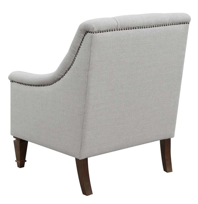 Avonlea Sloped Arm Upholstered Chair Grey