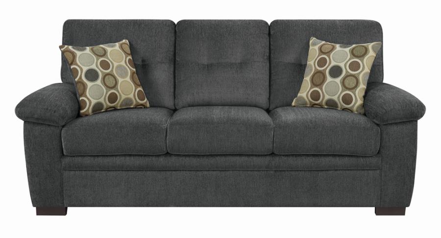 Fairbairn Upholstered Sofa Charcoal