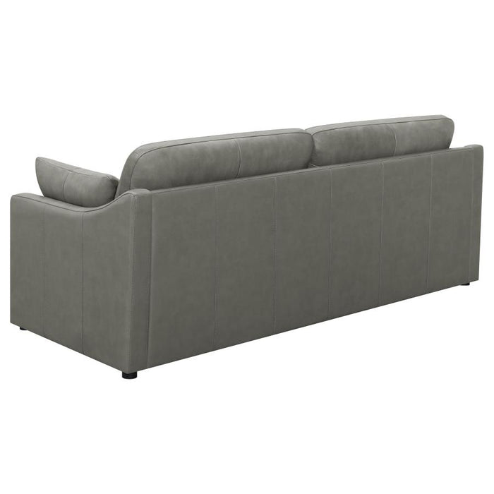 Grayson Top Grain Leather Sofa GREY