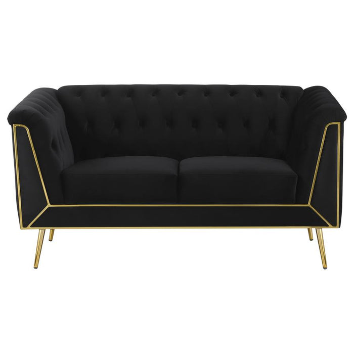 Holly Sofa BLACK VELVET