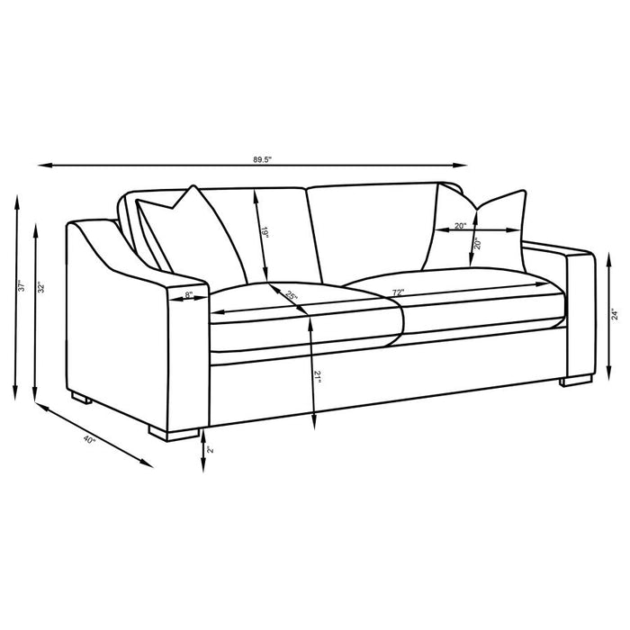 Ashlyn Sofa WHITE ONLY