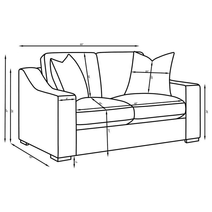 Ashlyn Sofa WHITE ONLY