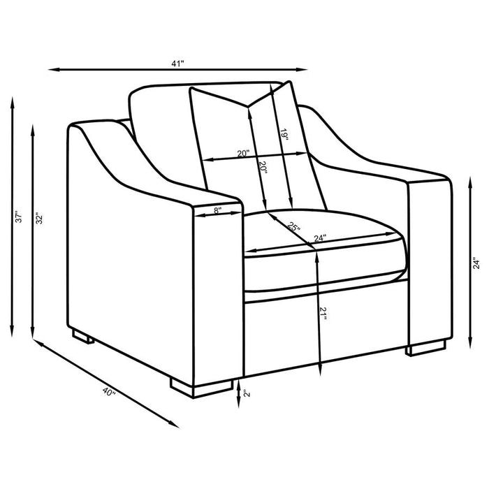 Ashlyn Sofa WHITE ONLY