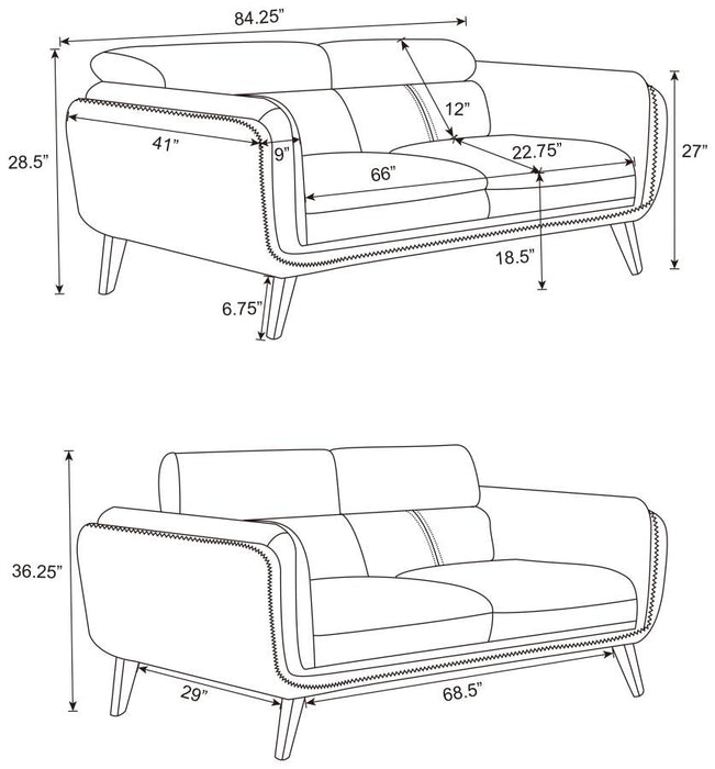 Shania Sofa BLACK