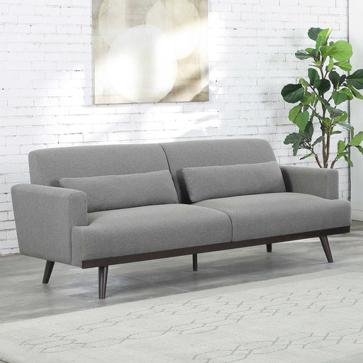 blake-upholstered-sofa-with-track-arms-sharkskin-and-dark-brown