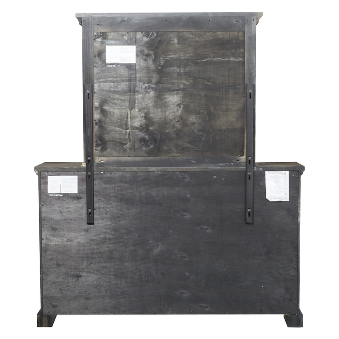 Toulon Dresser  DISTRESSED DARK OAK