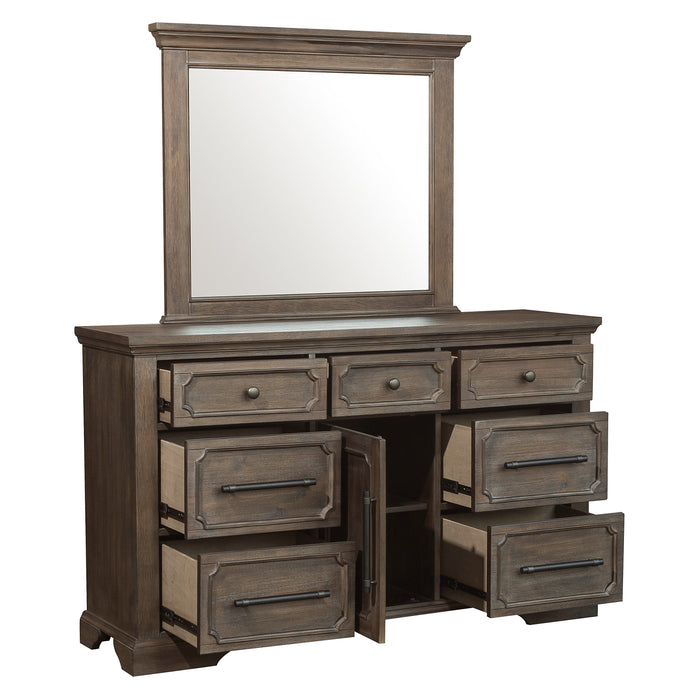 Toulon Dresser  DISTRESSED DARK OAK