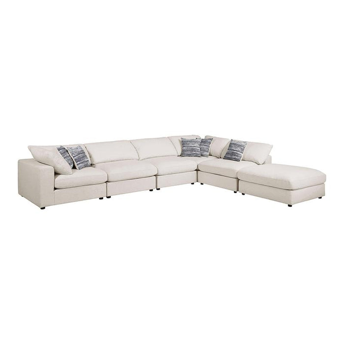 Serene 6-piece Upholstered Modular Sectional Beige