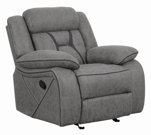 higgins-overstuffed-upholstered-glider-recliner-grey