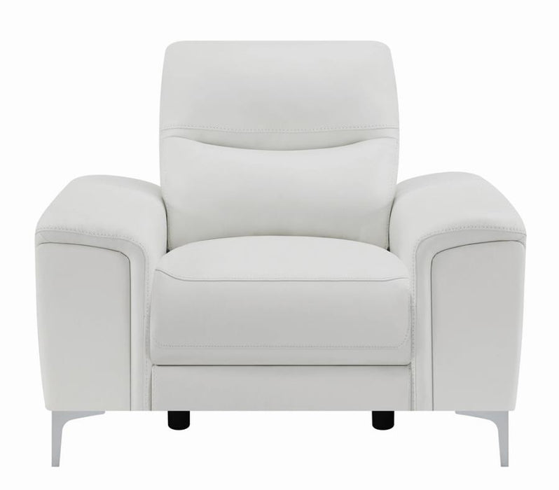 Largo Upholstered Power Recliner White