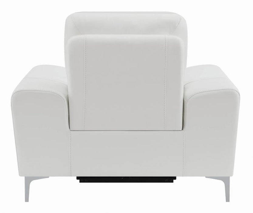 Largo Upholstered Power Recliner White