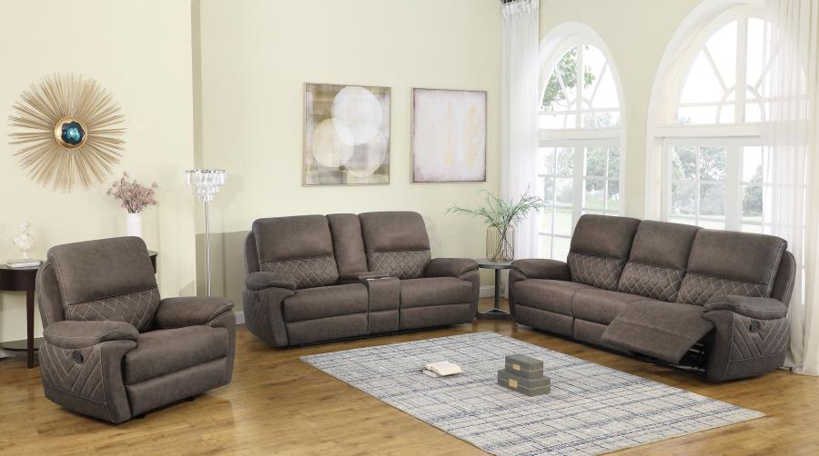 Variel Upholstered Tufted Motion Sofa TAUPE