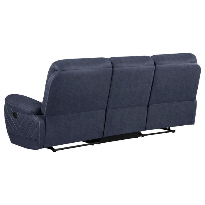 Variel Upholstered Tufted Motion Sofa BLUE