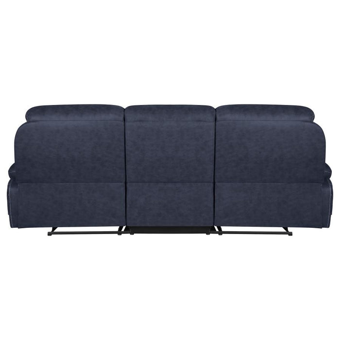 Variel Upholstered Tufted Motion Sofa BLUE