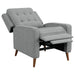 davidson-upholstered-tufted-push-back-recliner-grey