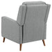 davidson-upholstered-tufted-push-back-recliner-grey