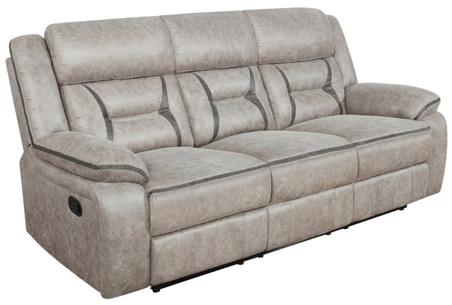 Greer Reclining Sofa TAUPE