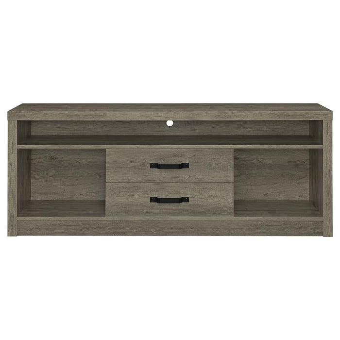 Burke 2-drawer 59" TV Console GREY DRIFTWOOD ONLy