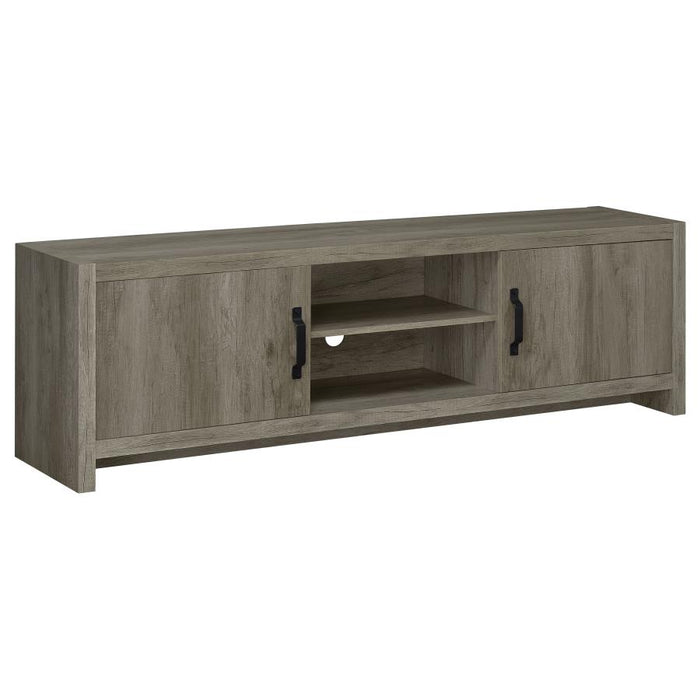 Hays 2-door 71" TV Console GREY DRIFTWOOD ONLY