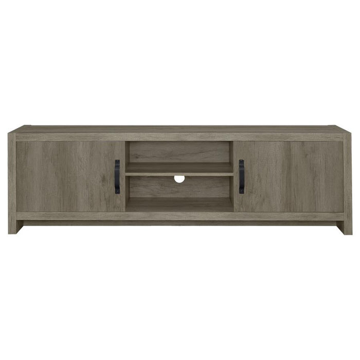 Hays 2-door 71" TV Console GREY DRIFTWOOD ONLY