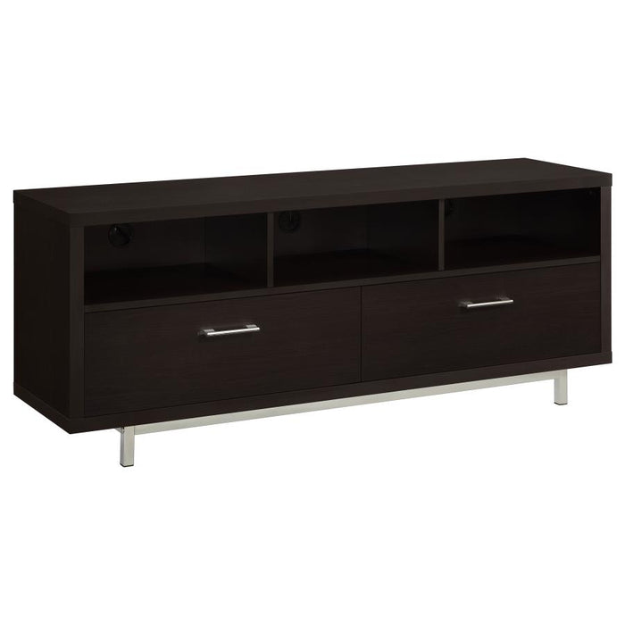 Casey 2-drawer Rectangular 60"TV Console CAPPUCCINO