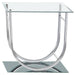 danville-u-shaped-end-table-chrome